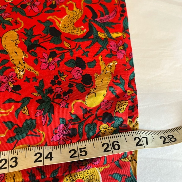 NWOT J.Crew Collection silk Twill jungle cat pants size 00 - Picture 12 of 12